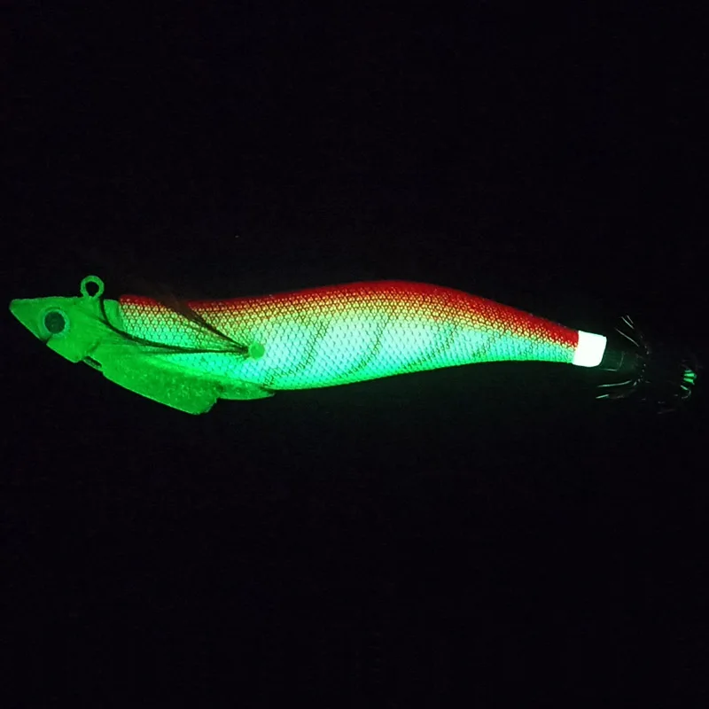Jig de calamar con cabeza luminosa japonesa y fundición larga - imagen 5
