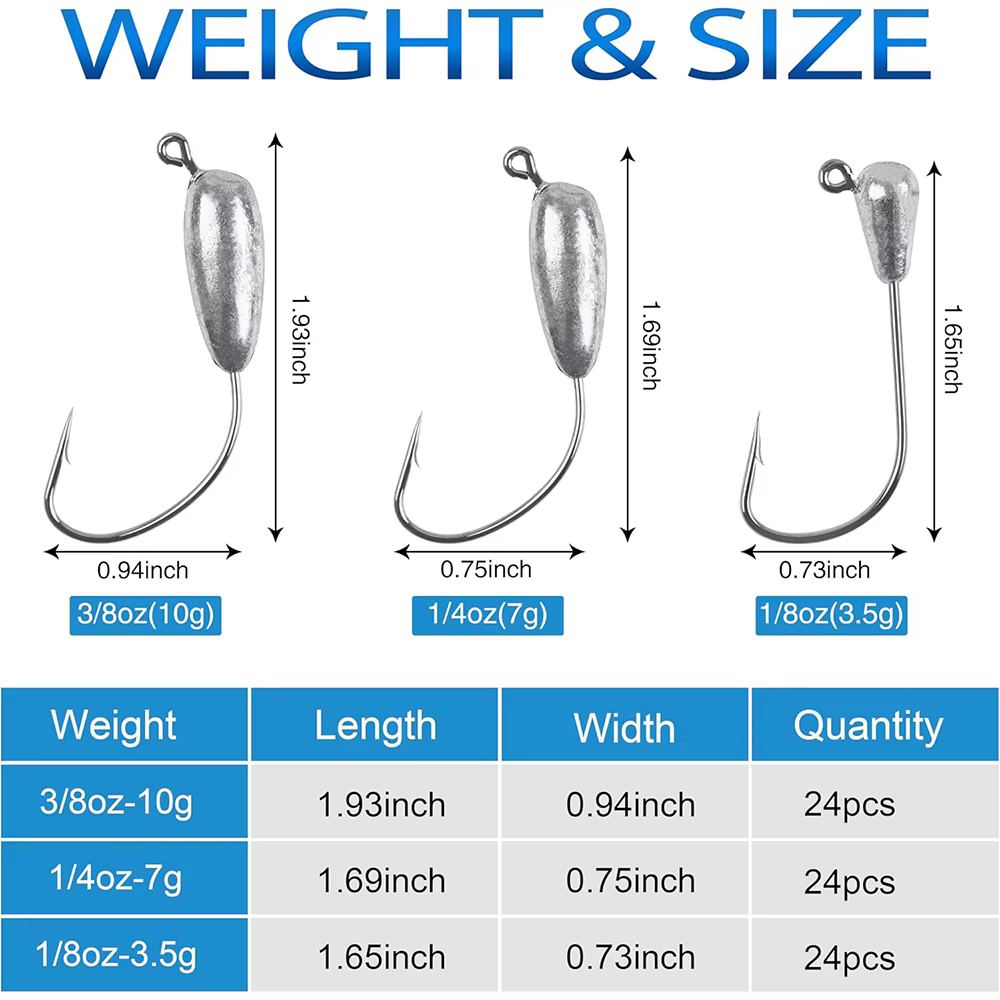 Anzuelos Jig Cabezal para Swimbait – Agua Salada