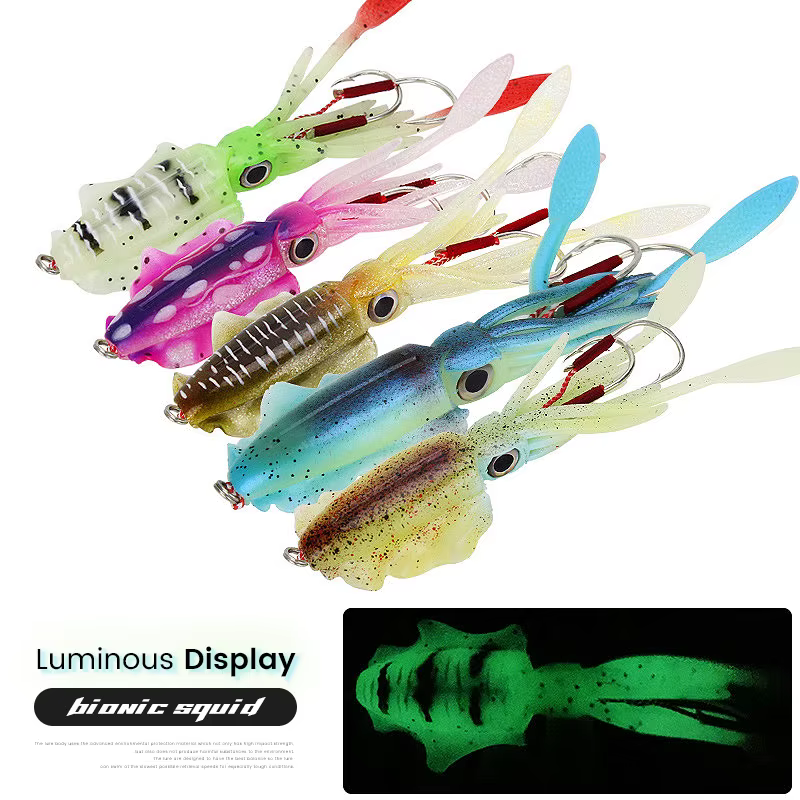 Jighead luminoso Bazooka – Faldas para curricán de hundimiento - imagen 5