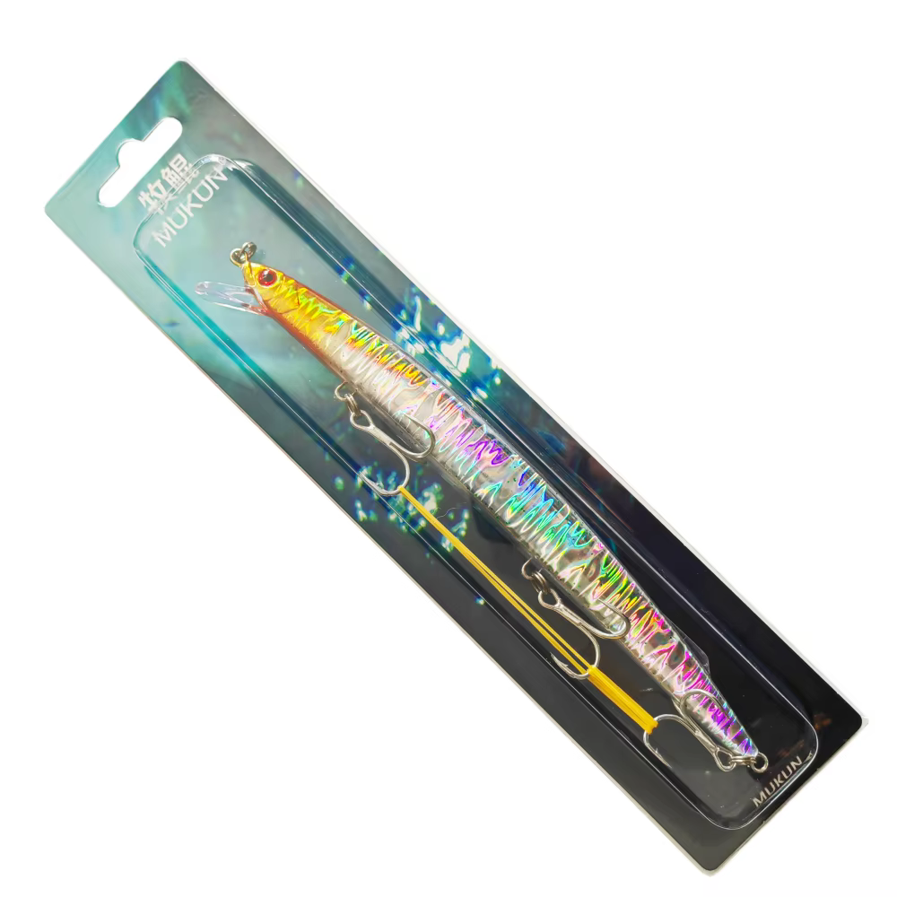 MUKUN Jerkbait 190mm 36g Hundimiento Lento Lubina Atún - imagen 5