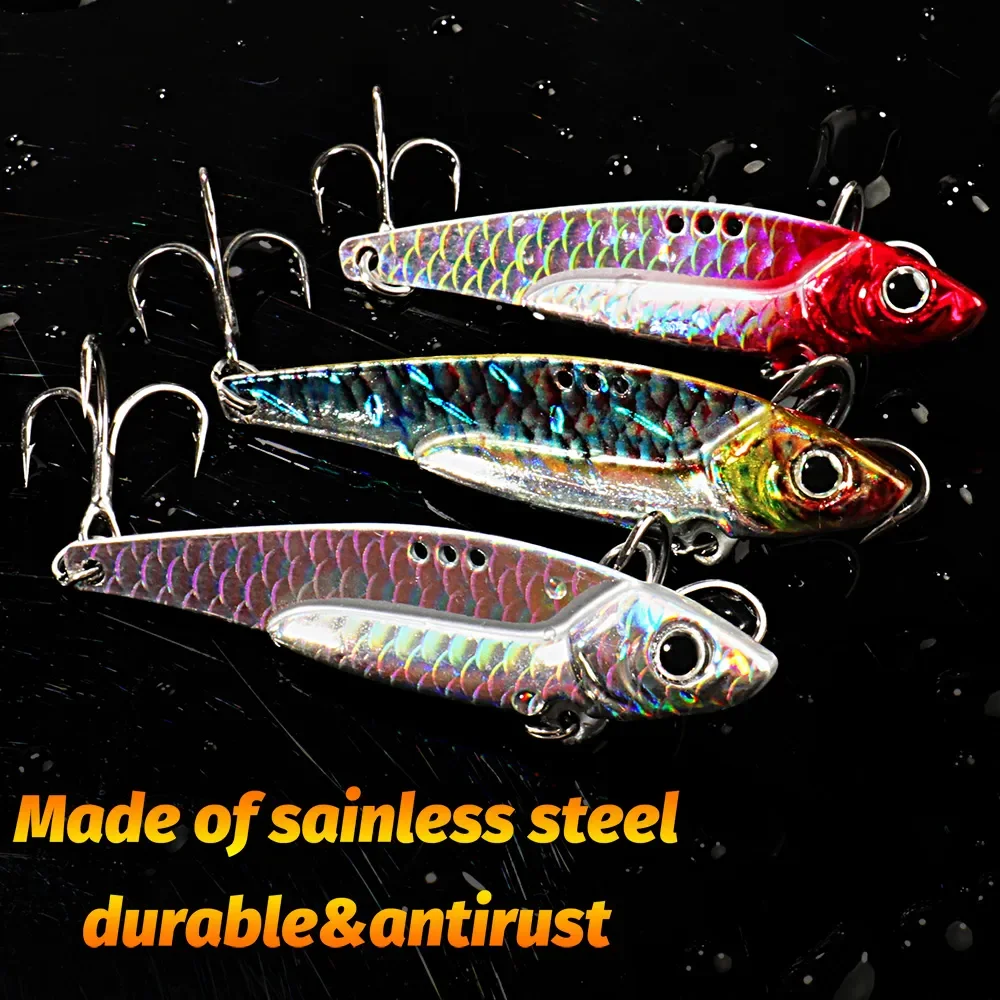 Cuchara Spinner VIB – Señuelo metálico con gancho para pesca - imagen 3