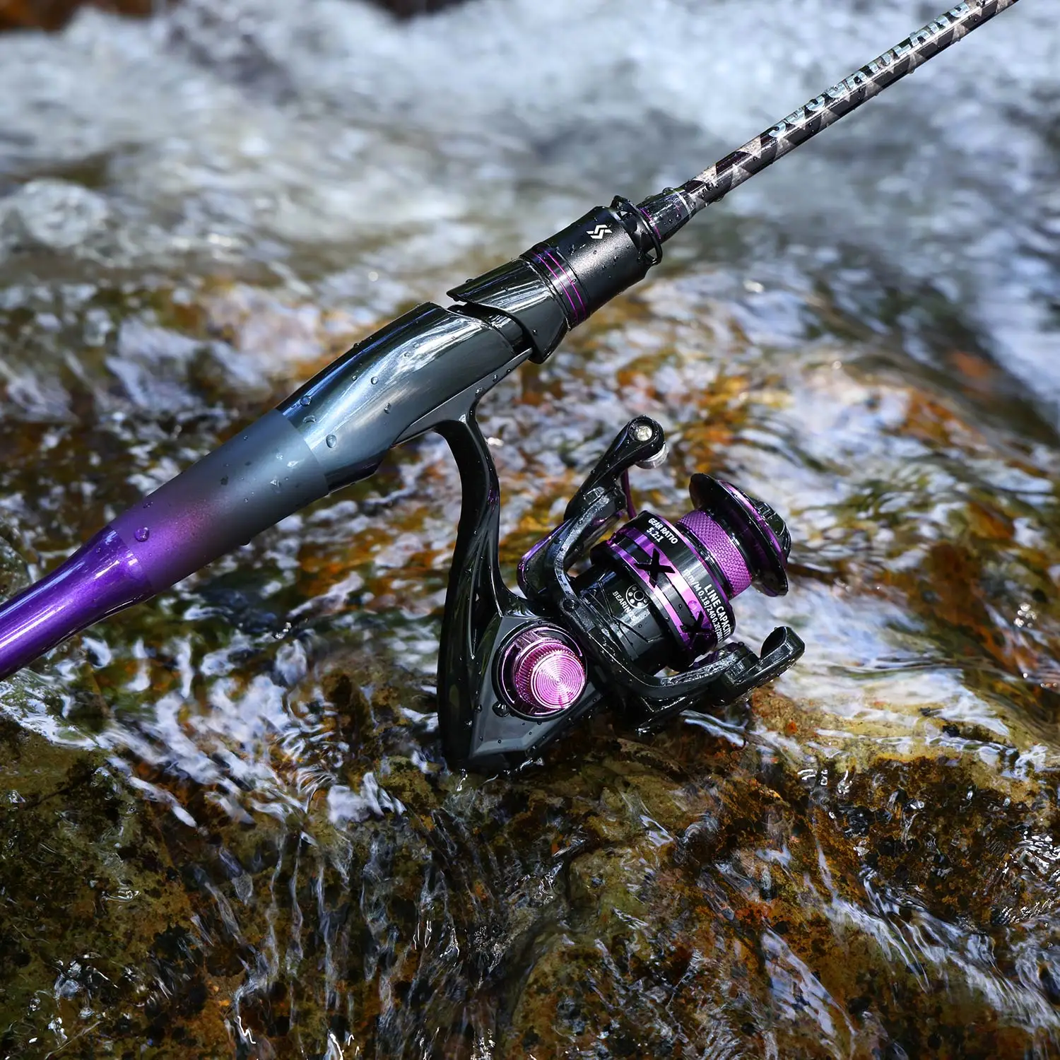 Sougayilang Combo caña y carrete carbono para pesca en agua dulce - imagen 2