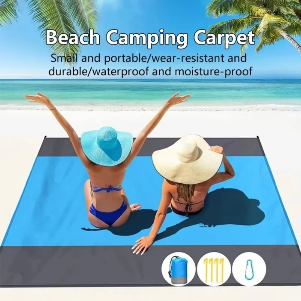 Manta de playa antiarena ligera para camping y picnic - imagen 5