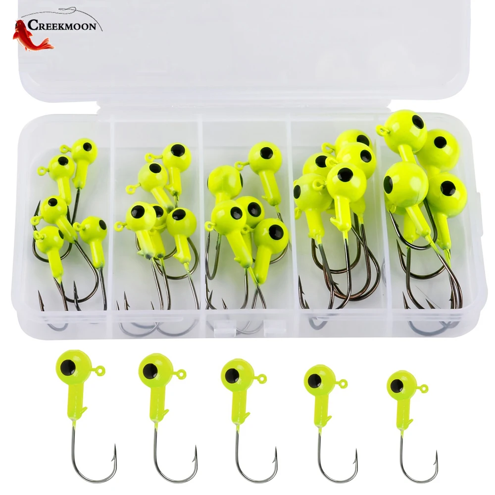 Anzuelos Jig Head con púas de metal para vinilo – vástago largo - imagen 5