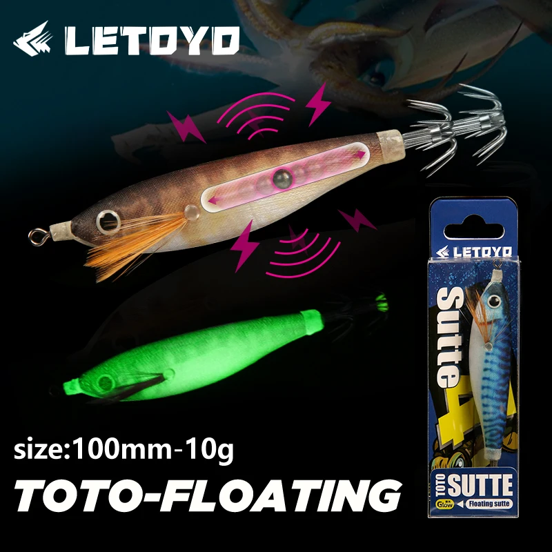 LETOYO Sutte EGI – Señuelo luminoso flotante para calamar