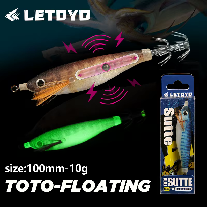 LETOYO Sutte EGI – Señuelo luminoso flotante para calamar