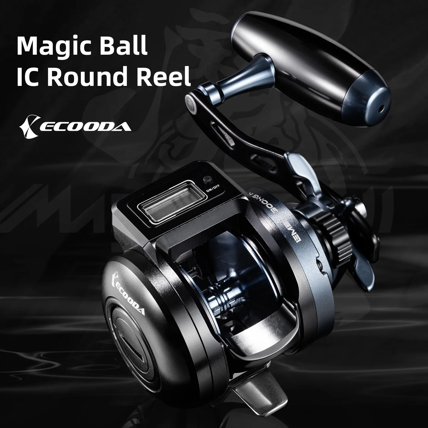 Carrete de pesca Ecooda Magic Ball CNC, cuerpo de aluminio