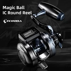 Carrete de pesca Ecooda Magic Ball CNC, cuerpo de aluminio