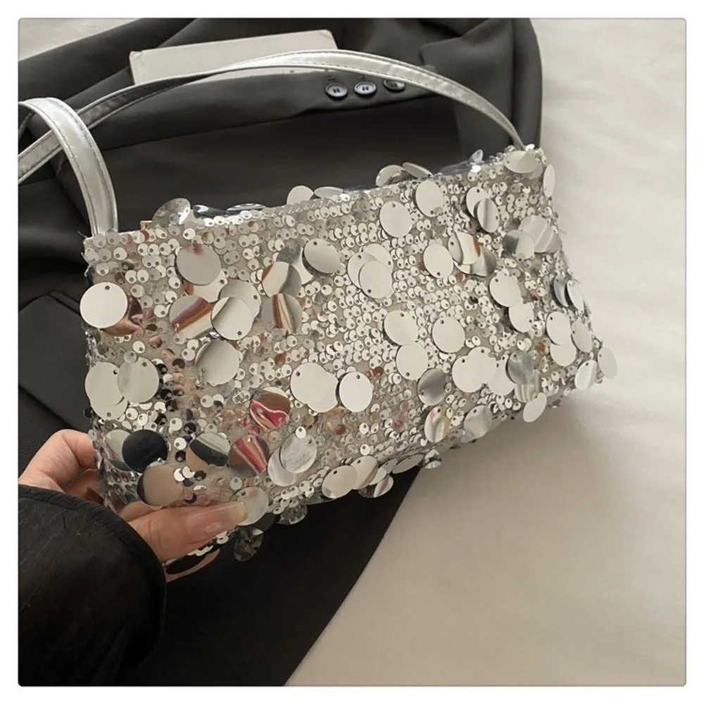 Bolso de lentejuelas negro