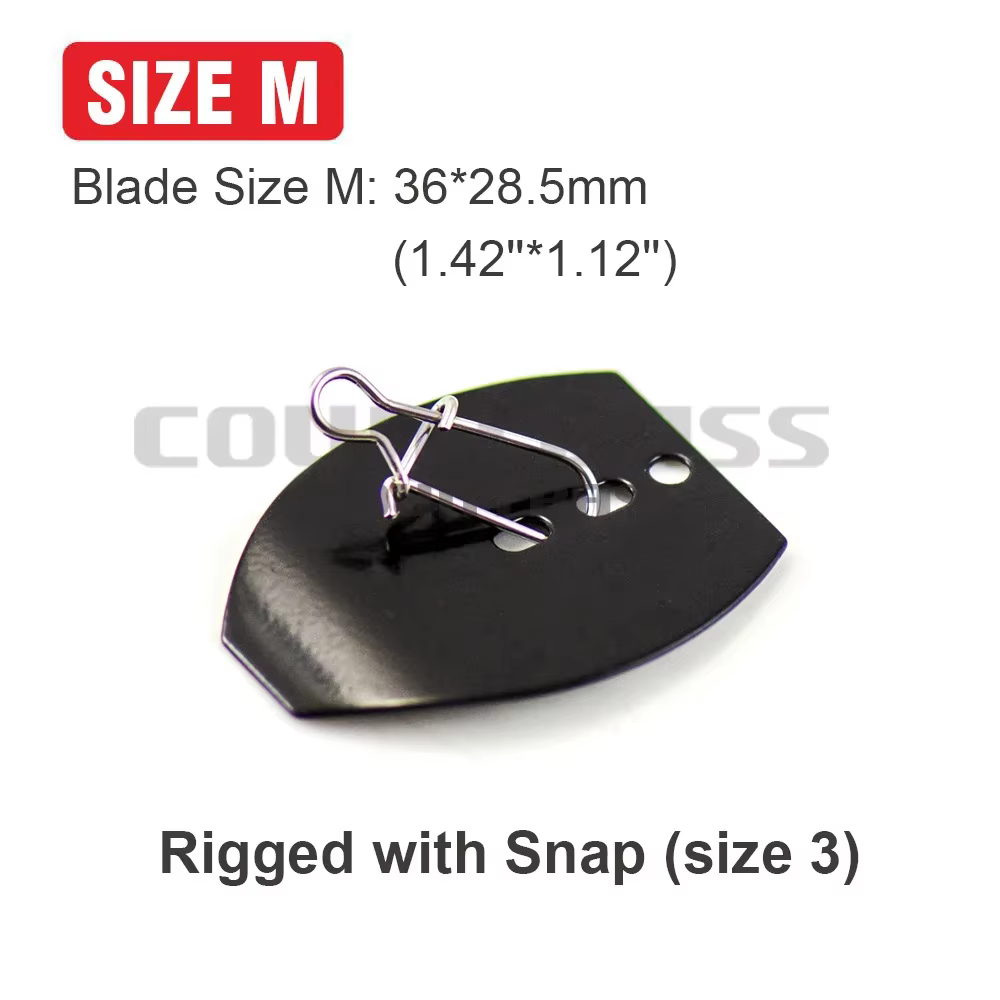 COUNTBASS Cuchillas de Vibración Acero Inoxidable – Broches Pesca - imagen 2