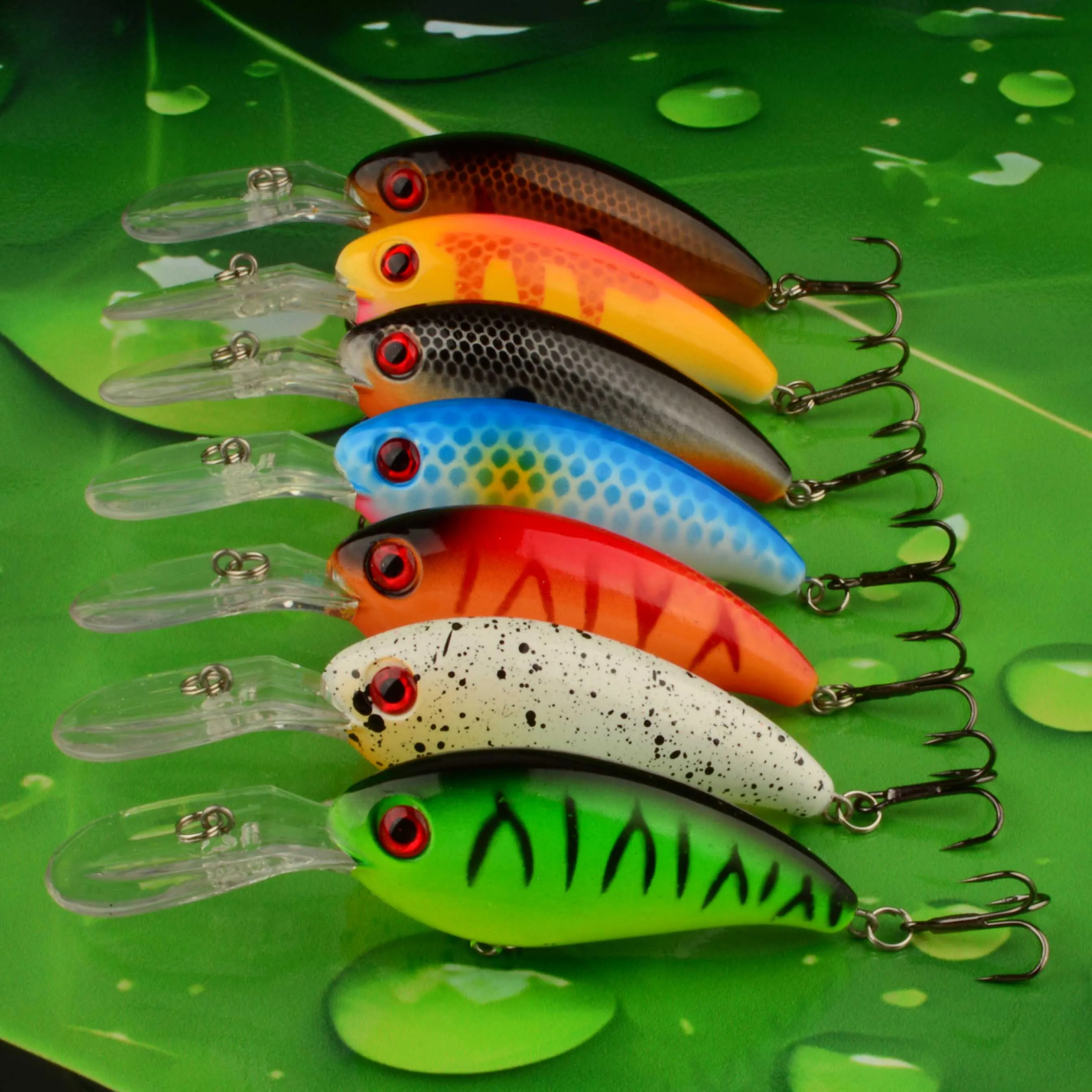Señuelo Jerkbait flotante Minnow lengua larga para lubina y lucio - imagen 5