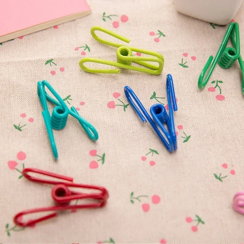 Pinzas PVC recubiertas metálicas para sujetar cebo y bolsas - imagen 3