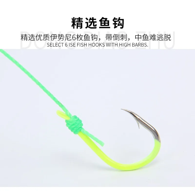 Anzuelos de pesca con resorte fluorescentes anti-enredos para carpa - imagen 5