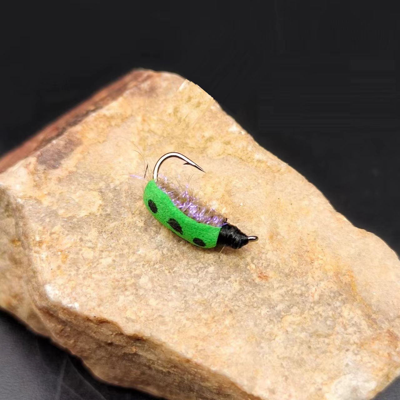 Ninfa Ladybird para pesca con mosca – Lubina trucha salmón - imagen 2