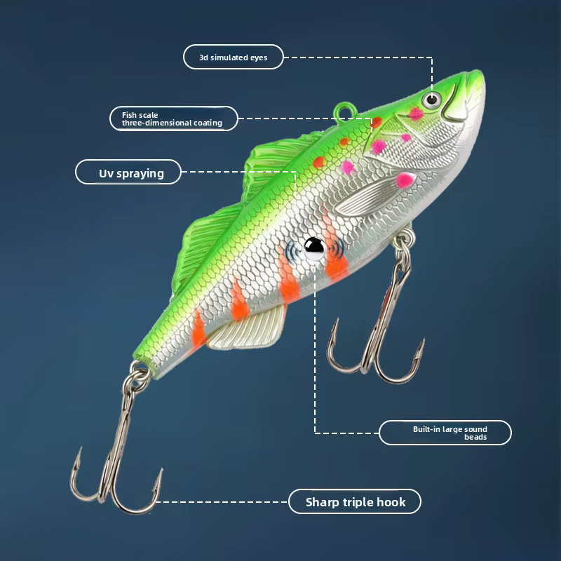 Señuelo VIB MUKUN 70mm 20g – Hundimiento para Lubina, Perca y Lucio - imagen 4