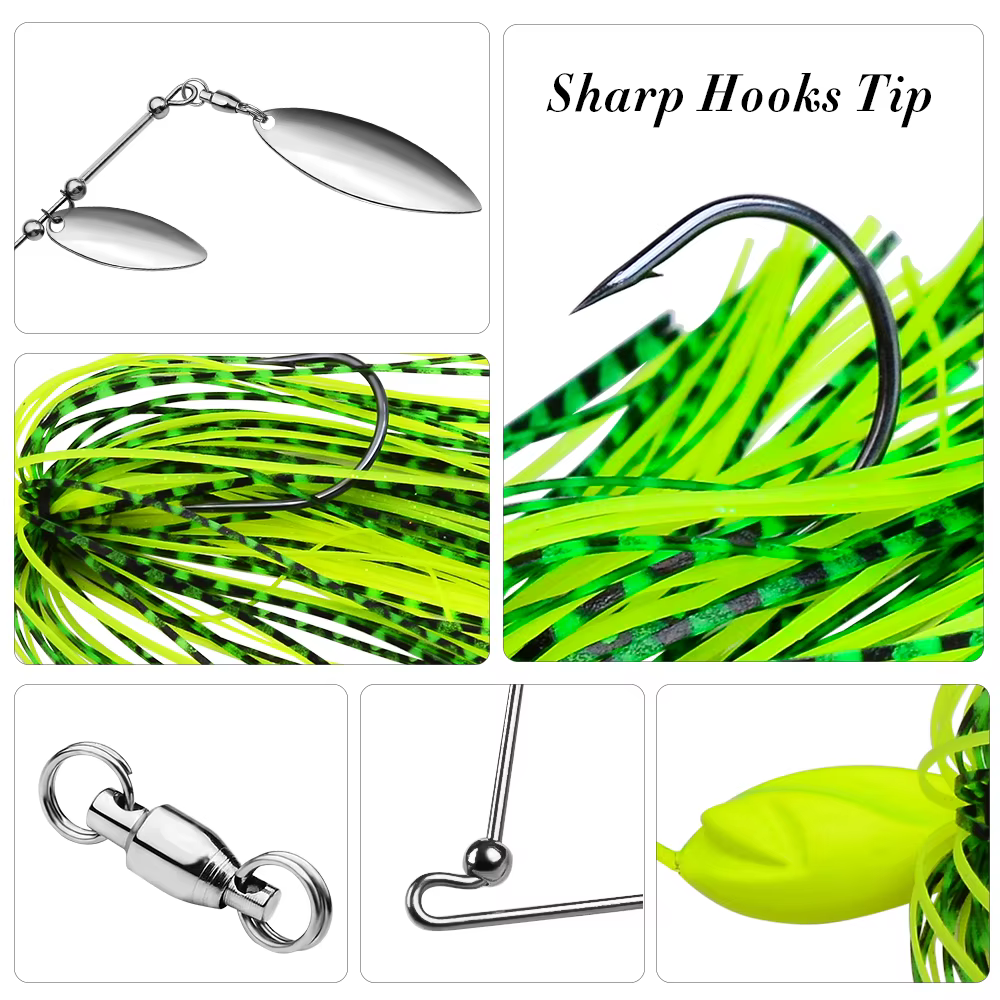 Chatterbait PROBEROS – Spinner para Pesca de Lubina - imagen 5