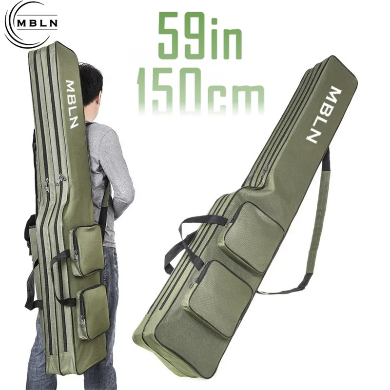 MBLN Bolsa portacañas plegable con bolsillos laterales - imagen 3
