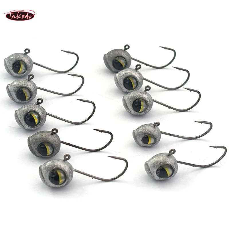 Takedo HG02 cabeza de jigging con anzuelo triple para perca y lubina - imagen 2