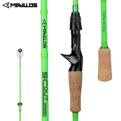 Mavllos Scout Bass – Caña de Spinning 1,8m Acción Moderada-Rápida