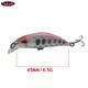 TAKEDO Minnow de hundimiento lento con anzuelo triple para lubina - imagen 3