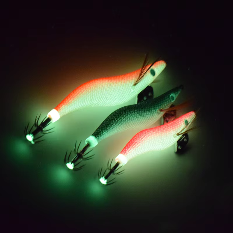 Jigs Calamar Luminosos con Anzuelo Garra – Seños Realistas Nocturnos - imagen 2