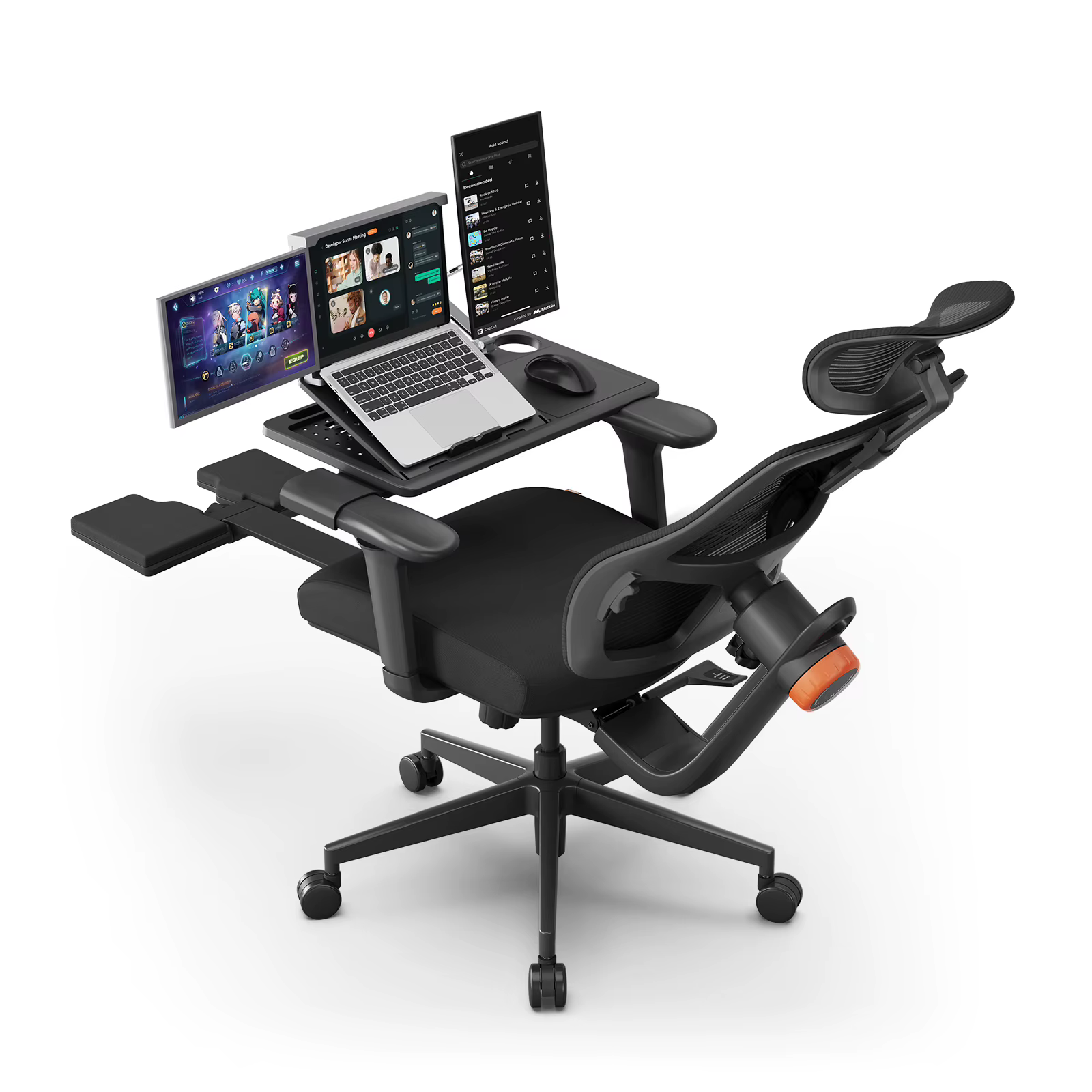 NEWTRAL MagicH-BP – Silla ergonómica con soporte lumbar y reposapiés - imagen 3