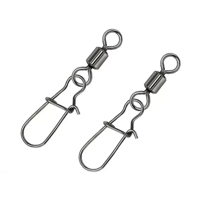Conectores de pesca giratorios con anzuelo en acero inoxidable - imagen 5