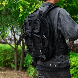 Mochila táctica impermeable Molle con bolsillos para pesca y trekking