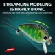 ShareShark Señuelo Micro Minnow con lengüeta larga y anzuelo simple - imagen 2