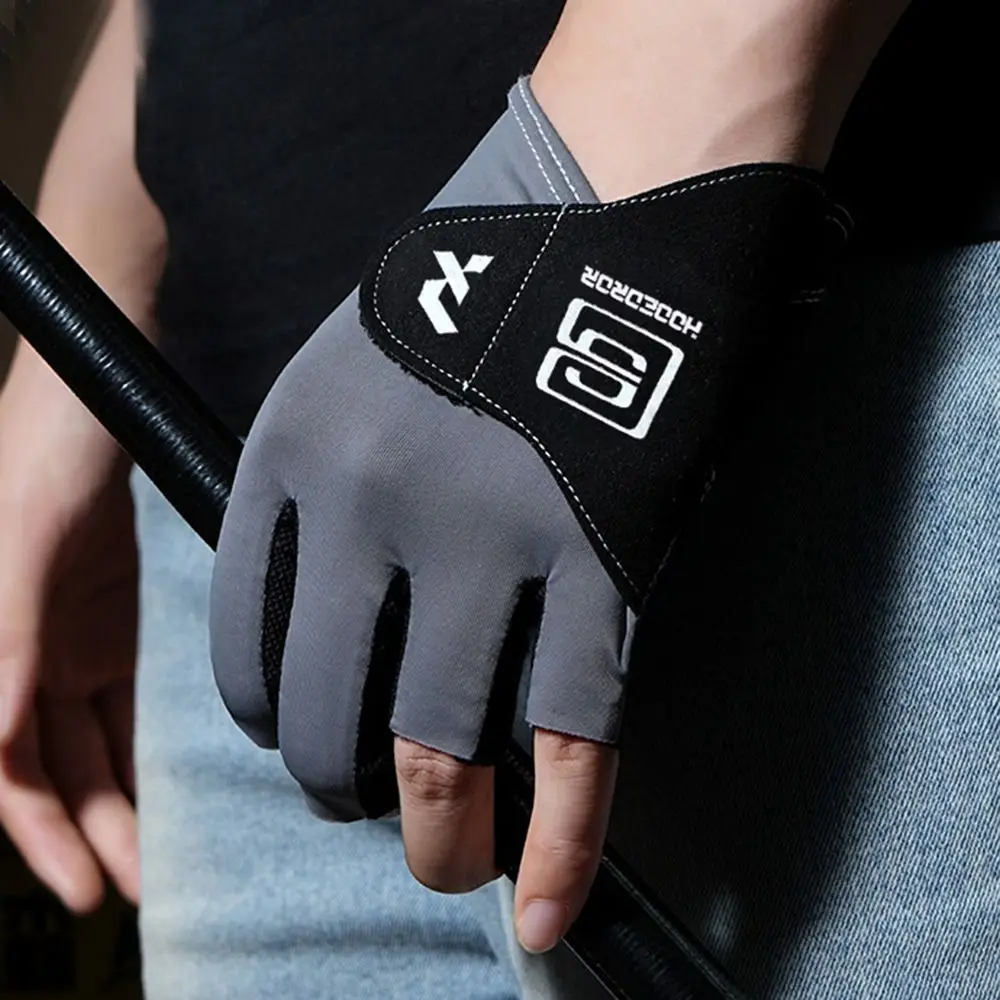 Guantes de billar elásticos antideslizantes medio dedo transpirable - imagen 2