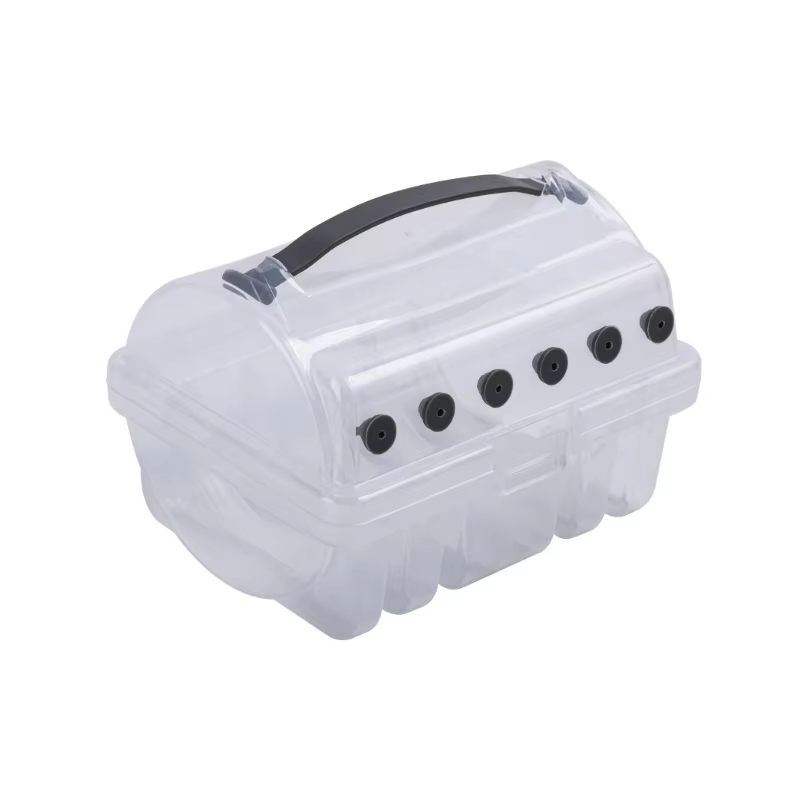 Goture Caja para sedal de pesca – Organizador 6 ranuras con silicona