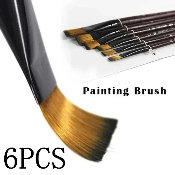 Set de pinceles para señuelos: pintura acrílica y óleo