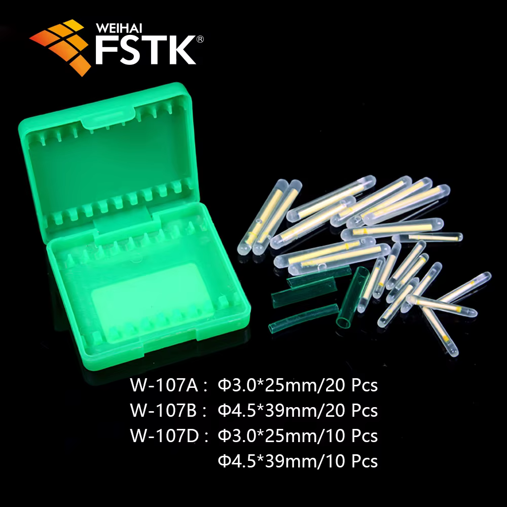 Glow Stick luminosos para pesca nocturna con flotador
