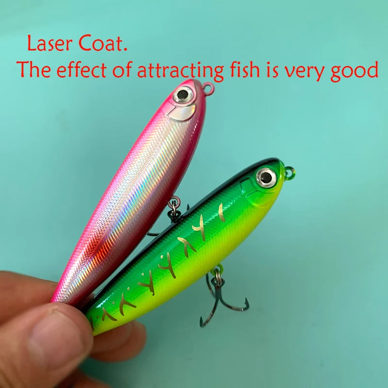Jerkbait flotante 90mm – Andador de superficie para Lúcio y Lubina - imagen 3