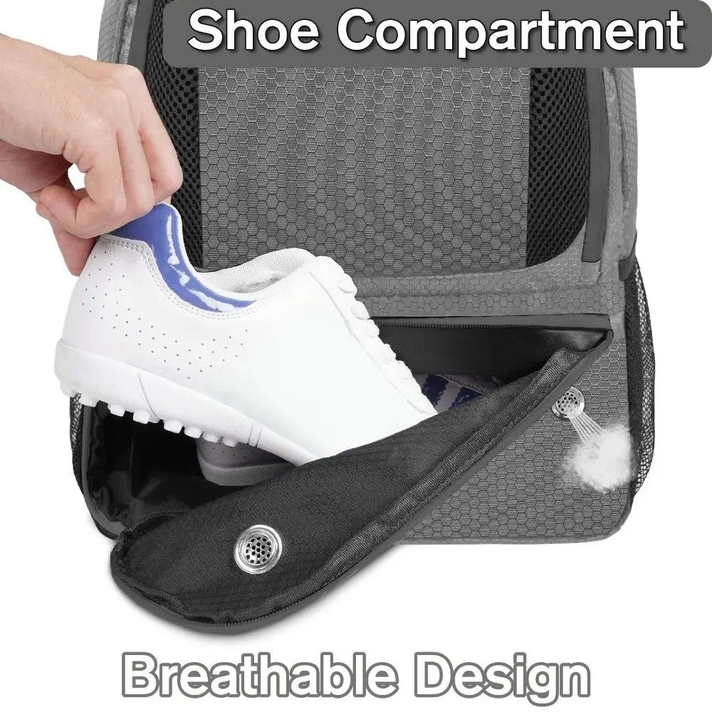Mochila resistente al agua con cremalleras