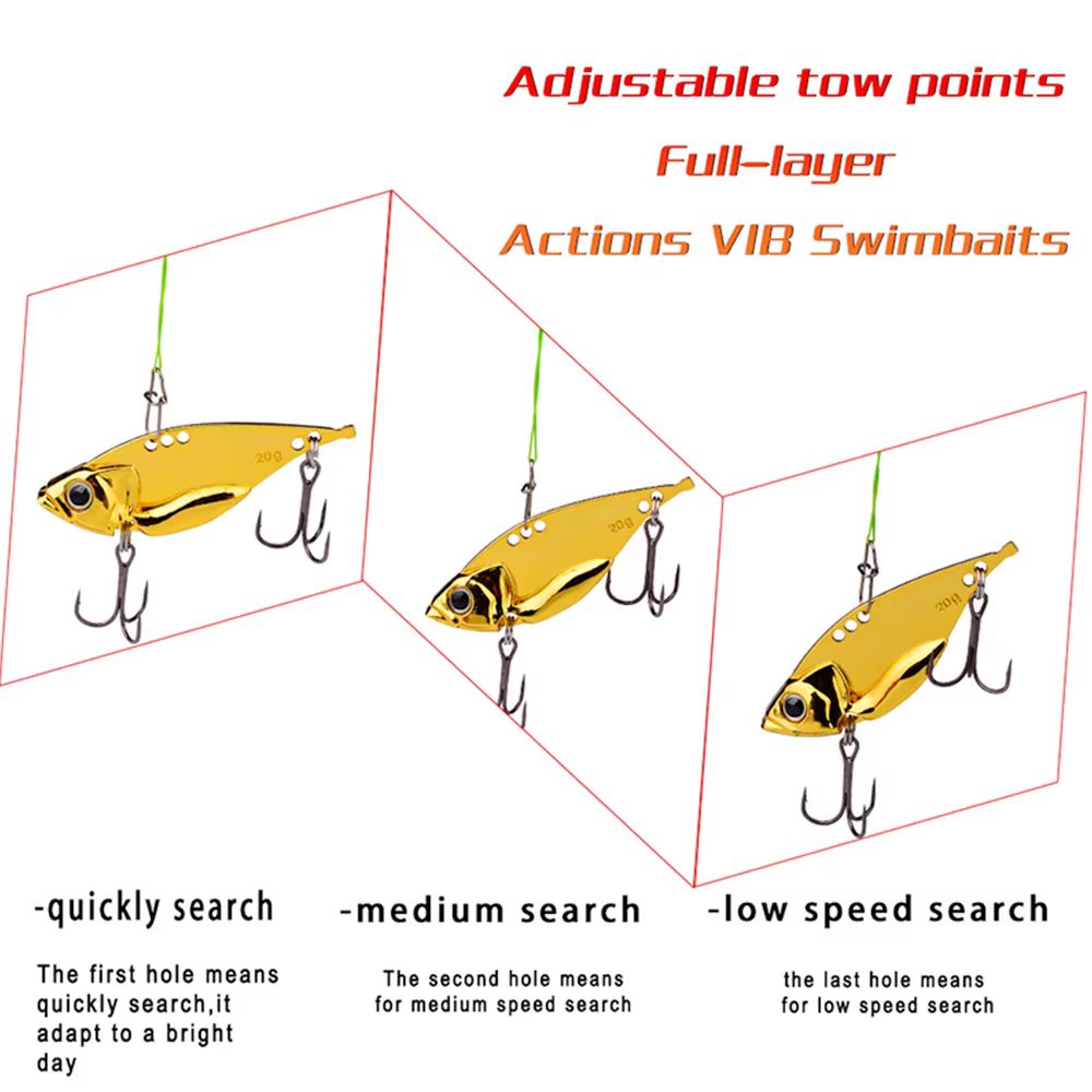 Señuelos de Pesca Cucharas Metálicas Doradas y Plateadas Versátiles - imagen 5