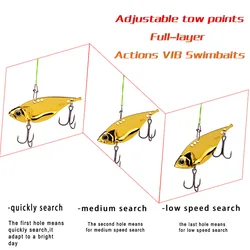 Señuelos de Pesca Cucharas Metálicas Doradas y Plateadas Versátiles