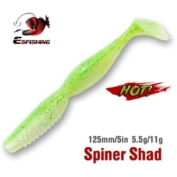 ESFISHING Spiner Shad Vinilos para jigging de lucio y lubina