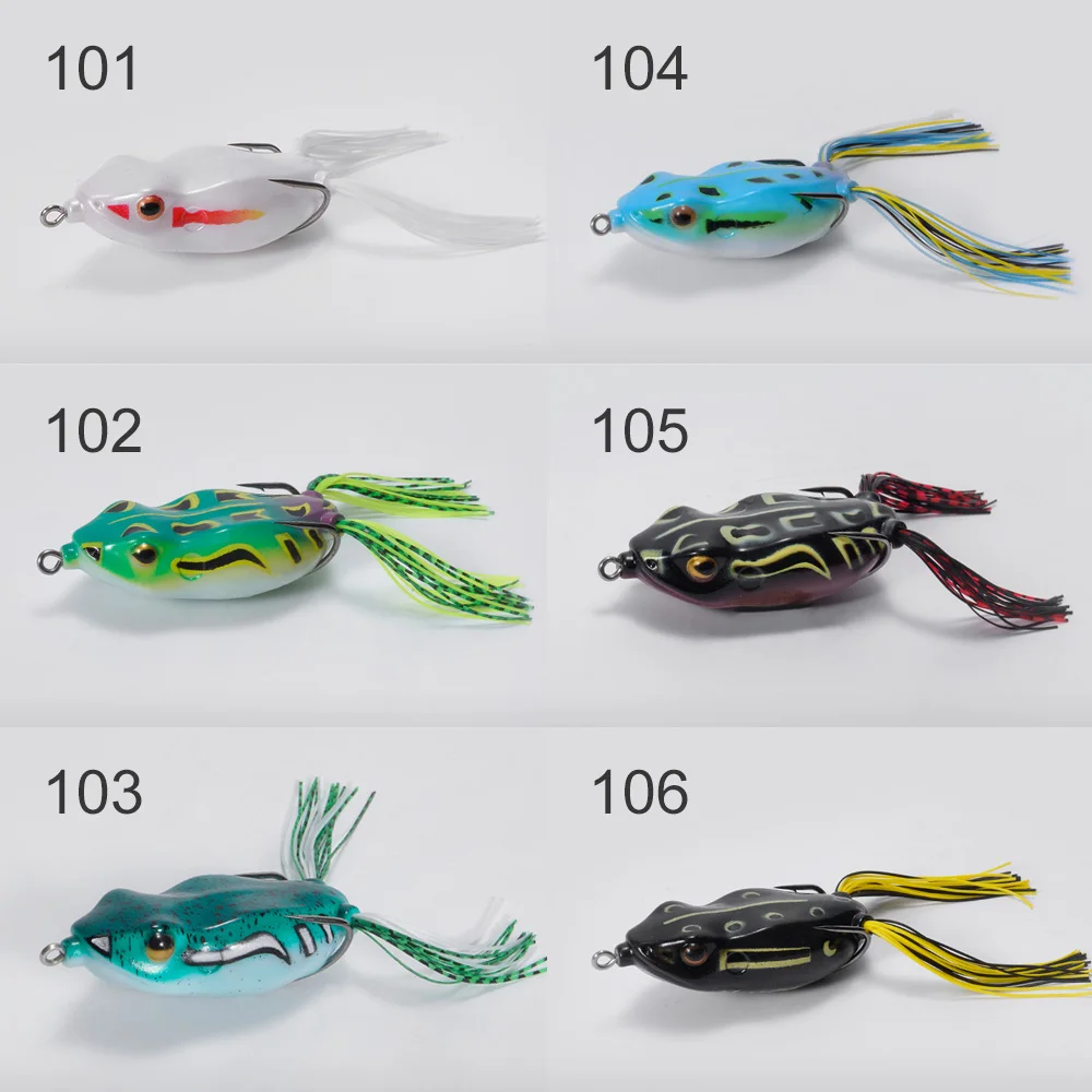 Noeby Rana Walking – Señuelo Frog cuerpo hueco para bass y perca - imagen 3
