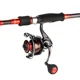 DEUKIO Set pesca caña ultraligera de carbono y carrete - imagen 2