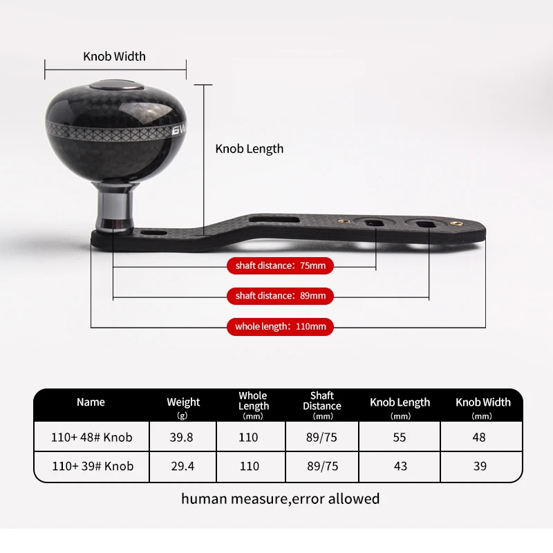 Kawa Mango carrete fibra carbono 110mm single para casting - imagen 3
