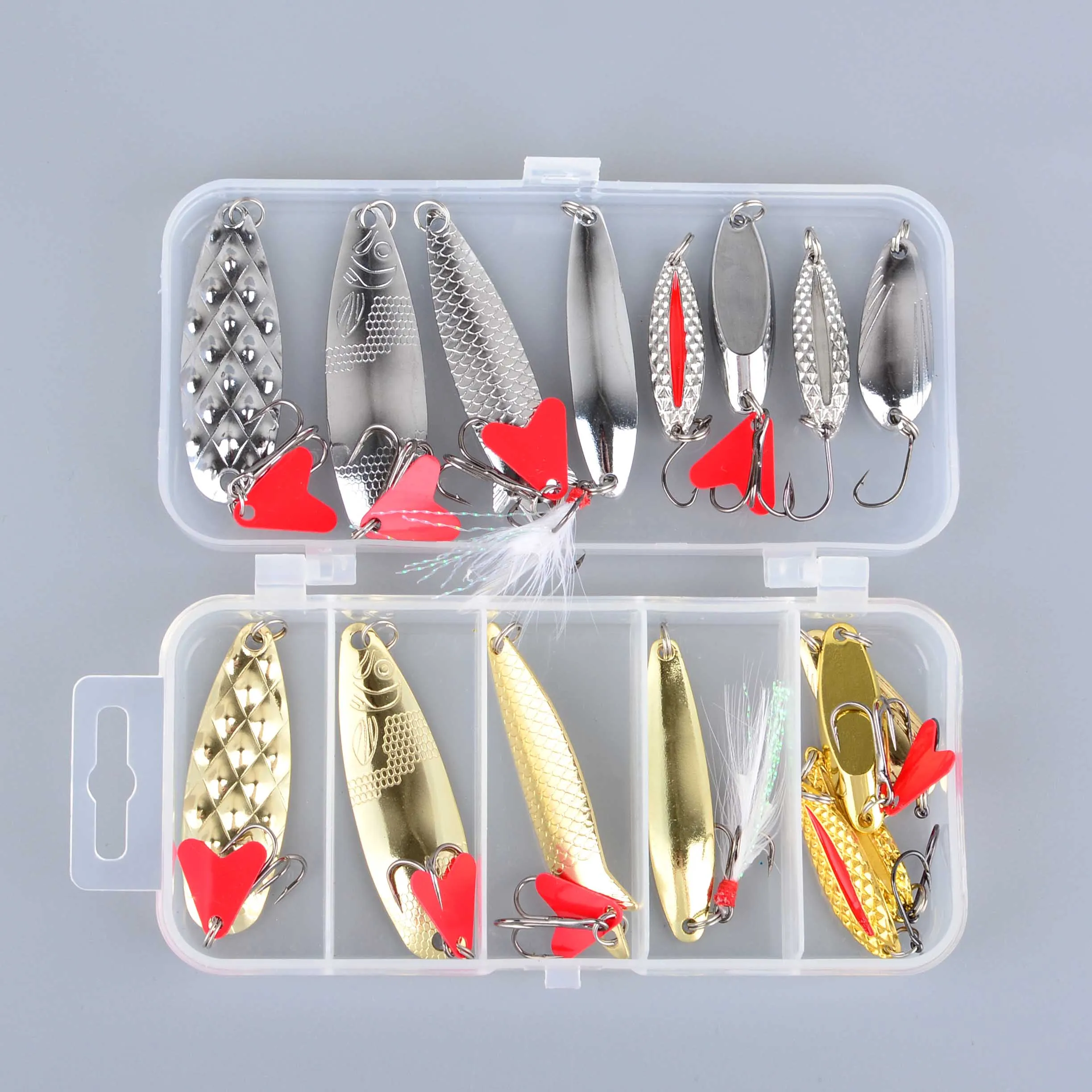 Wobblers y cucharillas de metal para lucio – juego de pesca