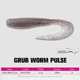 TSURINOYA vinilo grub UV Pulse con sal marina para lucio y perca - imagen 3
