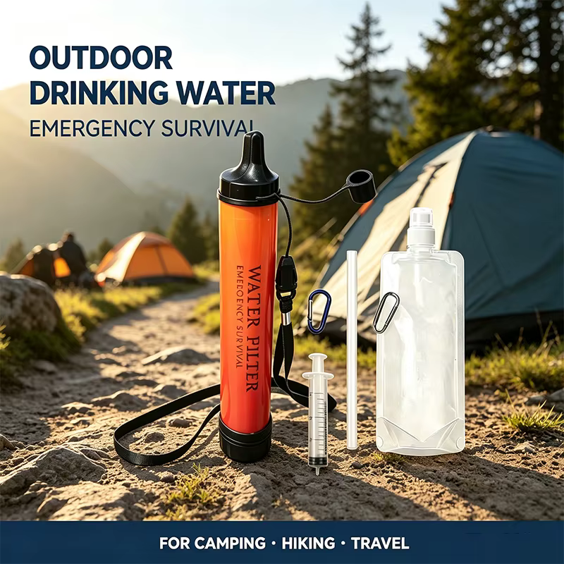 Filtro de agua portátil de emergencia para camping y senderismo - imagen 2