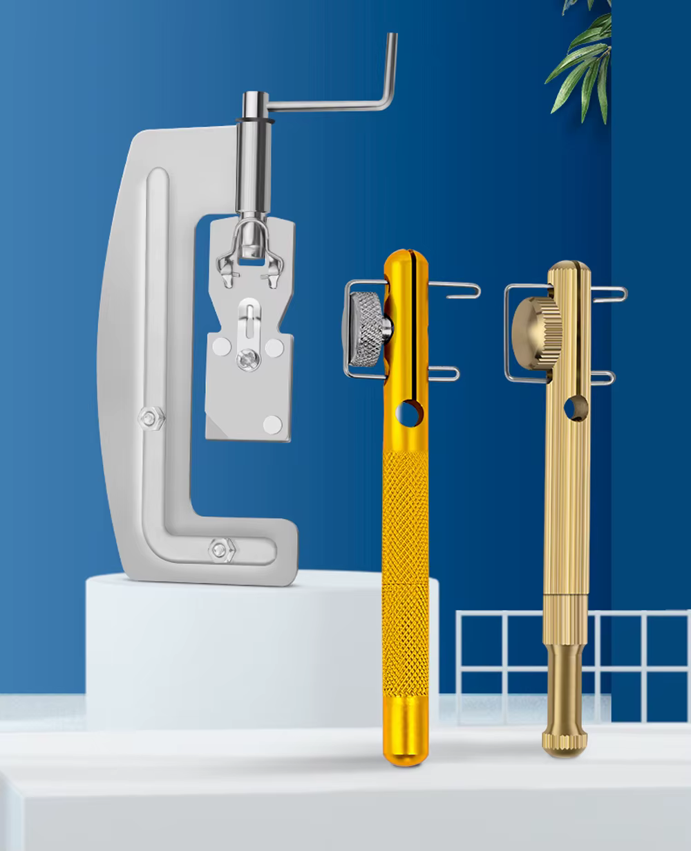 dispositivo de atado de anzuelos de aleación de aluminio