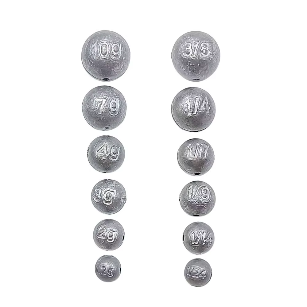Plomo cannonball round para lubina, trucha y carpa