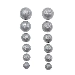 Plomo cannonball round para lubina, trucha y carpa