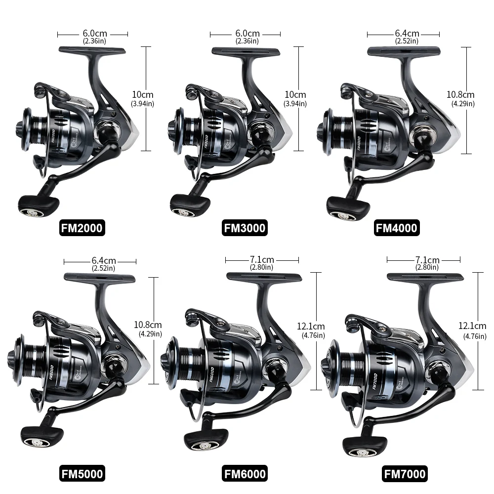 Carrete Proberos Deep Line Cup Series con rodamientos inox y arrastre
