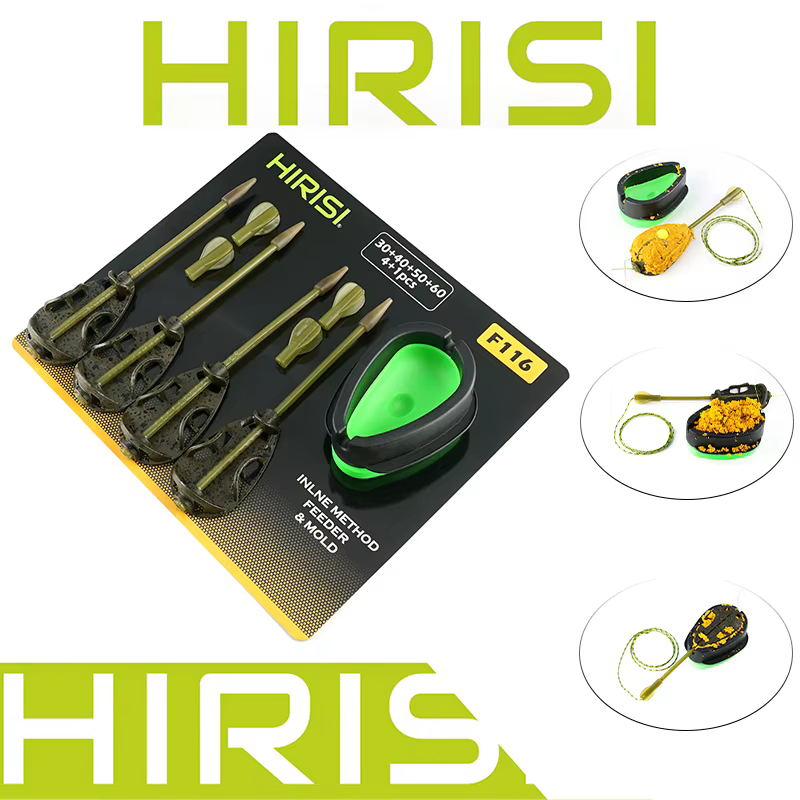 Set Alimentadores Carpa Hirisi con Molde para Jaula