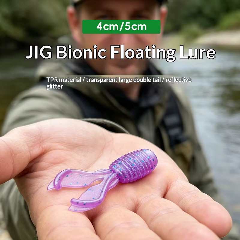 Señuelo blando flotante MUKUN TPR para Tilapia y Lubina - imagen 3